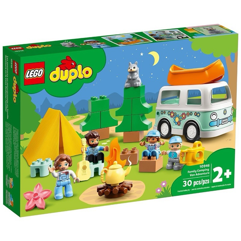 樂高積木 LEGO《 LT10946 》Duplo 得寶系列 - 家庭露營車大冒險