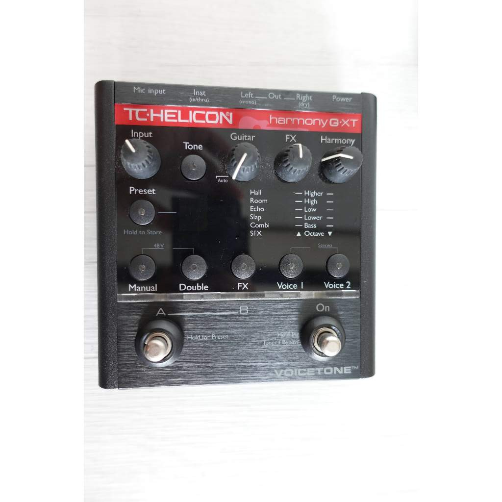 九成新 TC-Helicon VoiceTone Harmony-G XT 人聲和聲主唱效果器