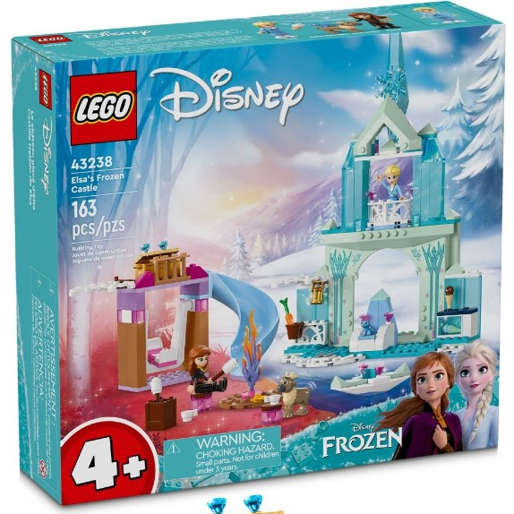 [大王機器人] 樂高 LEGO 43238 Disney 迪士尼公主 艾莎冰雪城堡 4+