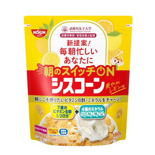 日清NISSIN BIG早餐玉米片-清爽檸檬風味 180g x 6包 箱購