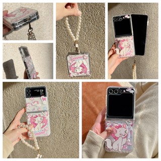 磁吸 卡通瑪麗貓 三星Galaxy Z Flip3 4 5 摺疊手機殼 Samsung 三星z flip6 翻蓋保護殼