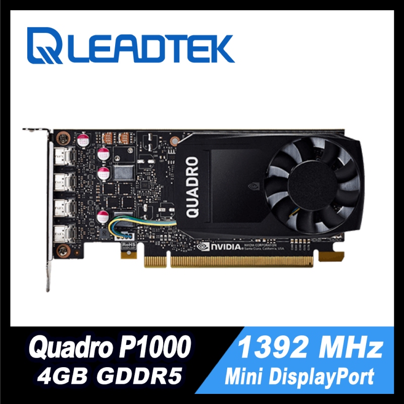 P1000 4GB GDDR5｜麗臺 LEADTEK｜NVIDIA 輝達 Quadro｜GPU 獨立顯示卡專業繪圖 二手