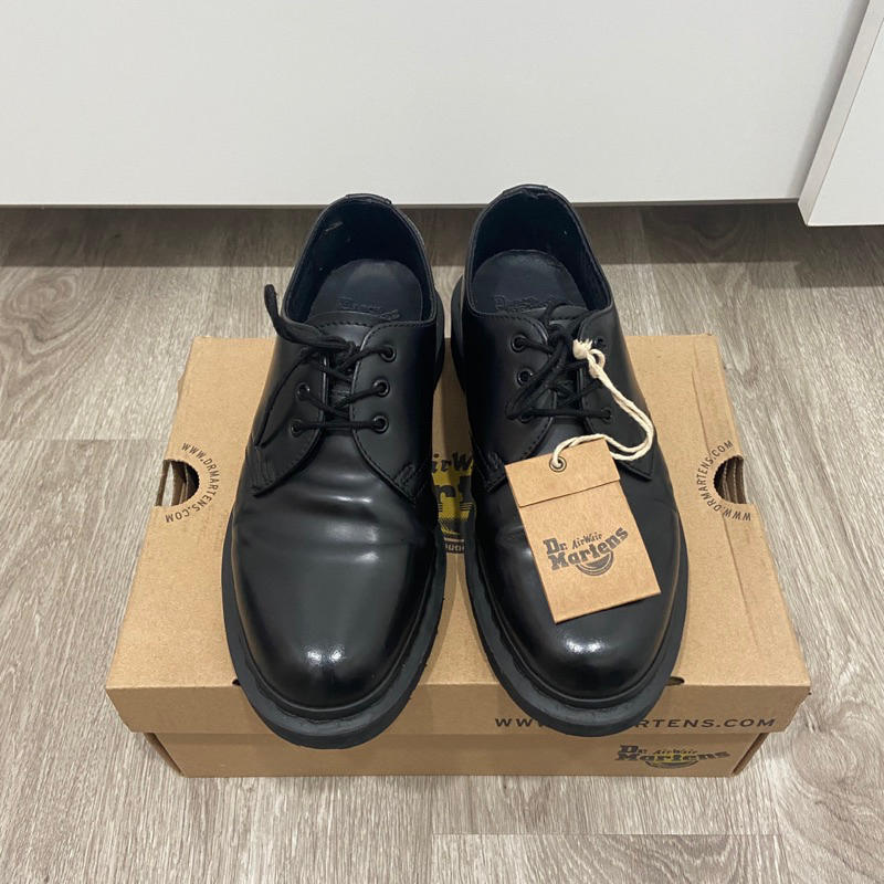 Dr.Martens 3孔馬汀靴 1461 MONO SMOOTH BLACK