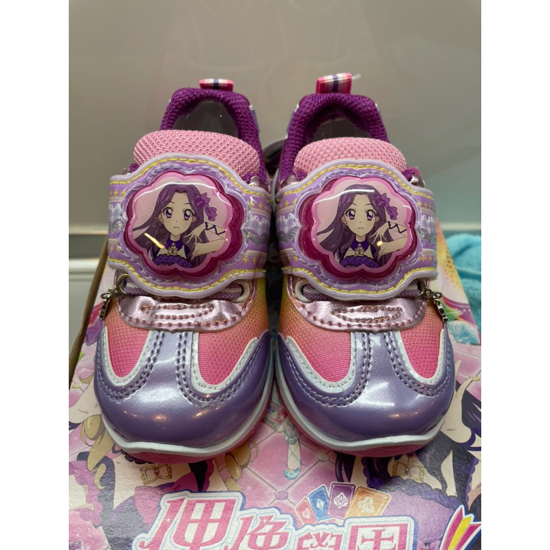 正版 木棉花 偶像學園 紫色 運動鞋 童鞋 15號 台灣製