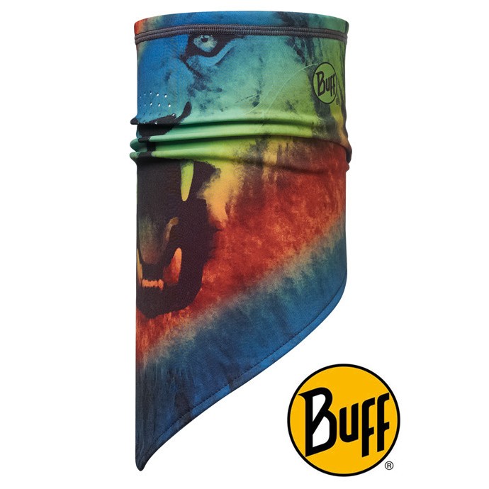 【登山屋】西班牙原裝 BUFF 霸氣獅吼 科技抗風刷毛三角巾 BF113375-555-10