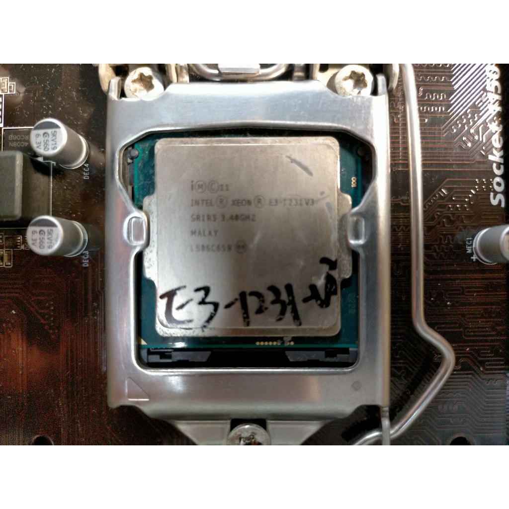 C.1150CPU-Intel Xeon E3-1231 v3 3.4G SR1R5 80W 四核八線 直購價840