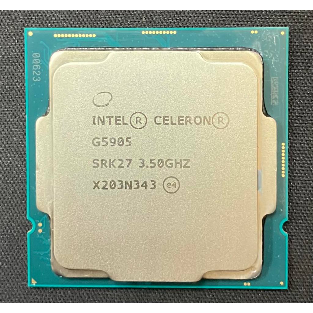 【Intel 英特爾】第10代 Celeron G5905 雙核心處理器 附散熱風扇 保固內 $1000