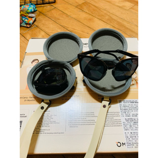 折疊太陽眼鏡+收納盒（全新）