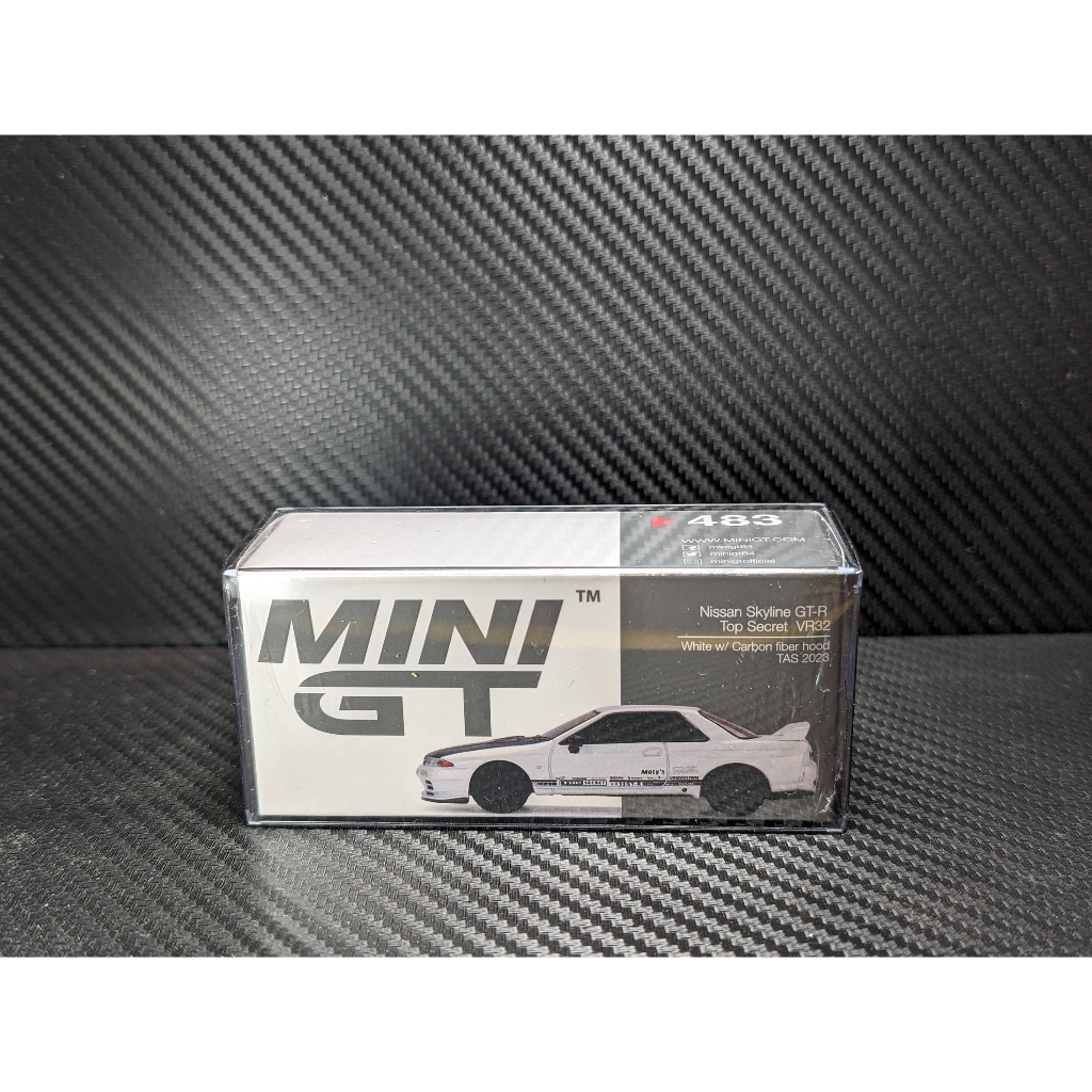 MINI GT #483 Nissan Skyline GTR R32 Top Secret 東京改裝車展限定 全新 白