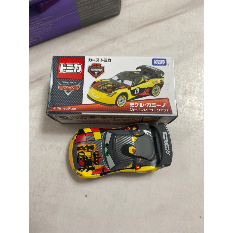 TOMICA Disney Pixar CARS 絕版 汽車總動員 閃電麥坤 碳纖維 蓋世（全新微壓盒、僅拆擺拍照）