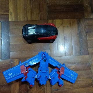 二手玩具車 變形車 變形飛機 二手玩具 直升機 聲光玩具