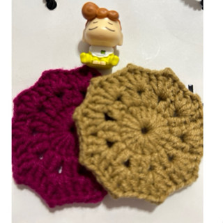 ｛🌻 Elara work} 迷你毛線編織墊/水晶墊
