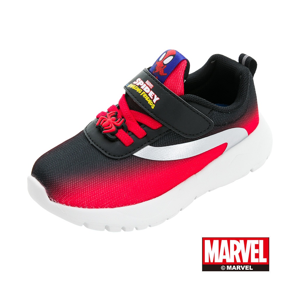 漫威 蜘蛛人 SPIDEY 童鞋 輕量運動鞋 Marvel 紅黑/MNKR35762/K Shoes Plaza