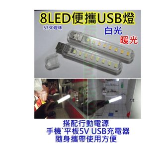 5V帶殼USB燈 8顆LED燈【沛紜小鋪】USB LED燈 5V LED露營燈 LED usb燈