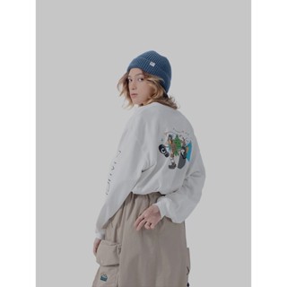 【GSELECT】FILTER017 聯名 影象 棉質 長T 長袖 上衣 秋冬 戶外 美式 寬鬆 插畫 休閒 趣味