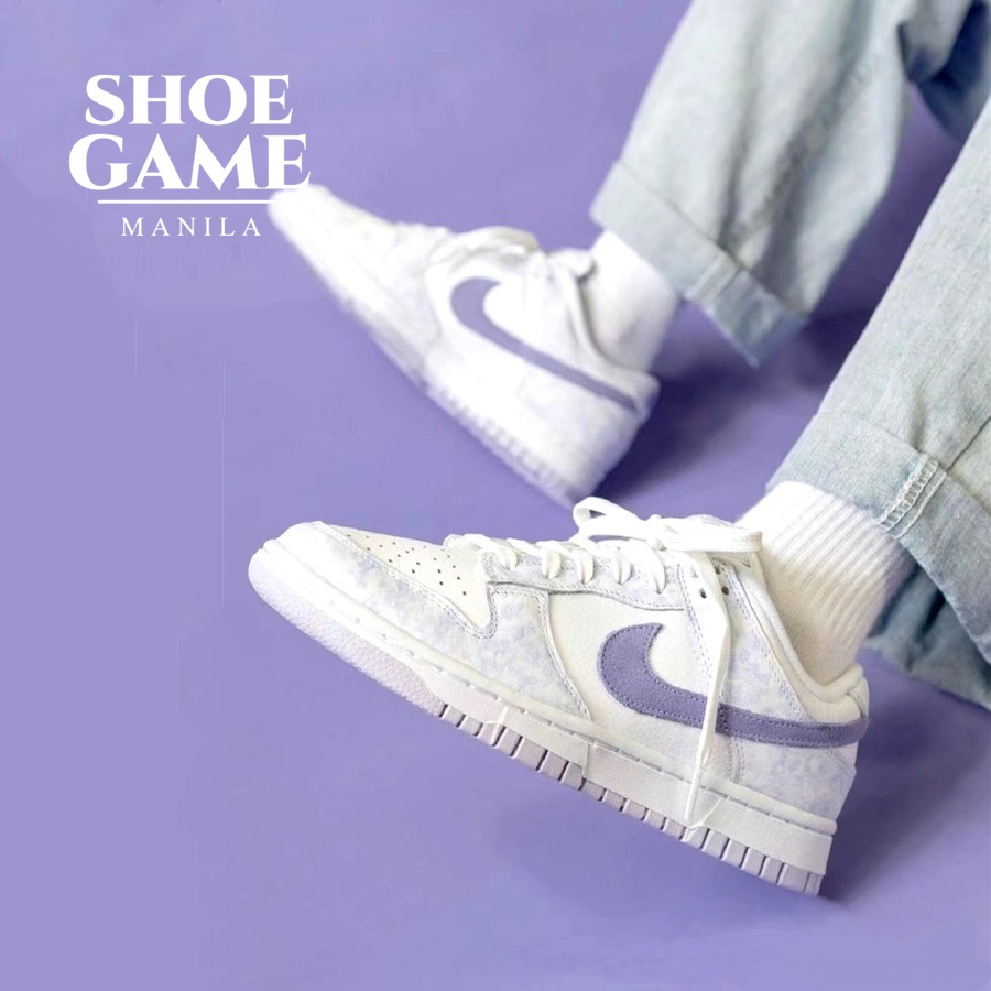 shoegamemanila▸ΝΙΚΕ Dunk Low 白紫 水洗 男女鞋 運動 休閒 DM9467-500 情侶鞋