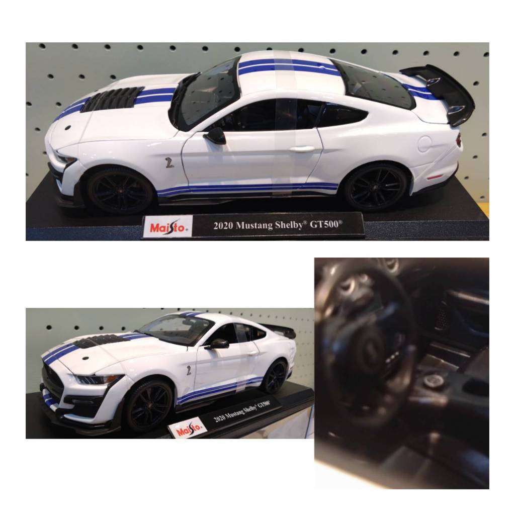 【Maisto1:18】超跑來了! 2020 Mustang GT500 現貨下殺!收藏模型車仿真外型內裝完美呈現