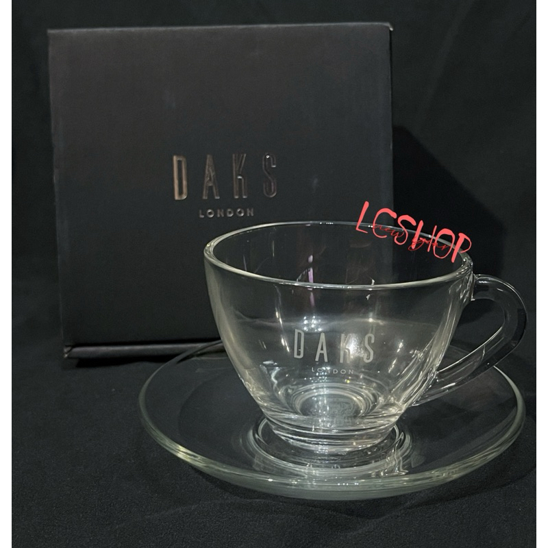SOGO ft. DAKS LONDON 「玻璃杯盤組(125週年花茶杯組)」全新