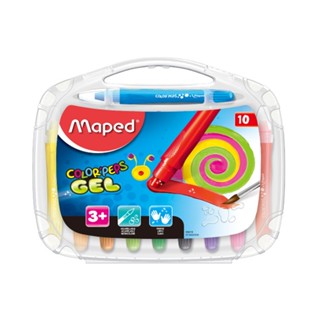 【法國Maped】超滑順水溶性蠟筆10色 / 盒 836310