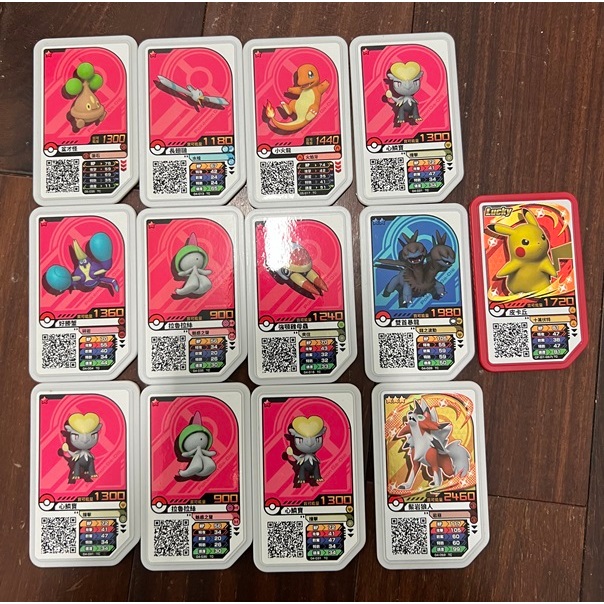 正版台版 Ga-Olé 寶可夢神奇寶貝卡匣 10張一星卡+1張二星卡+1張三星卡+Lucky卡