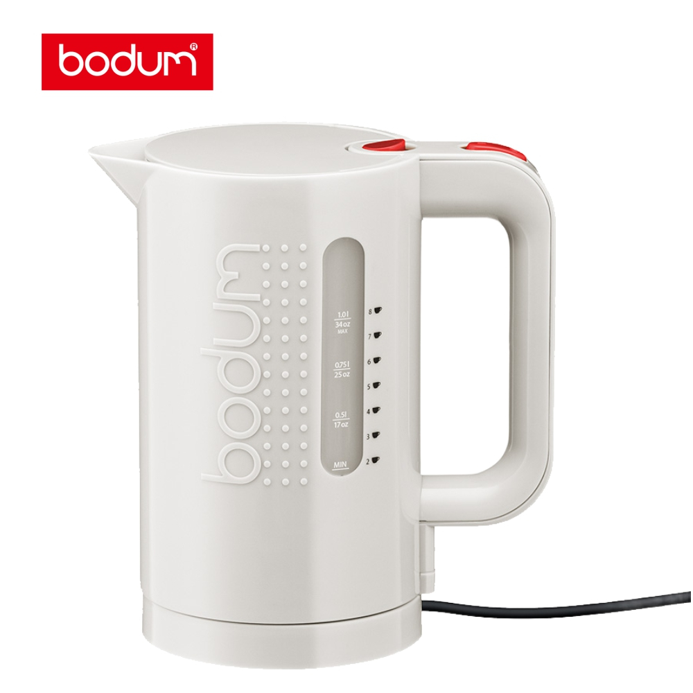 北歐生活【丹麥bodum】E-bodum 電熱壺1L (BD11452-913)｜煮水壺 快煮壺 電茶壺 熱水壺♥輕頑味