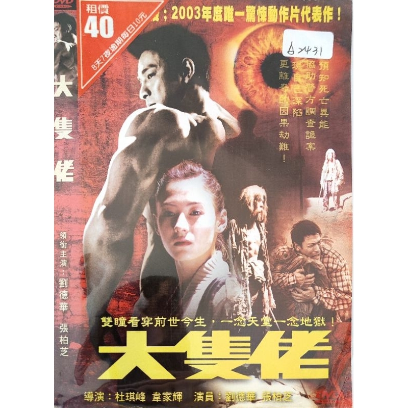 香港電影-DVD-環保包-大隻佬-張柏芝 劉德華