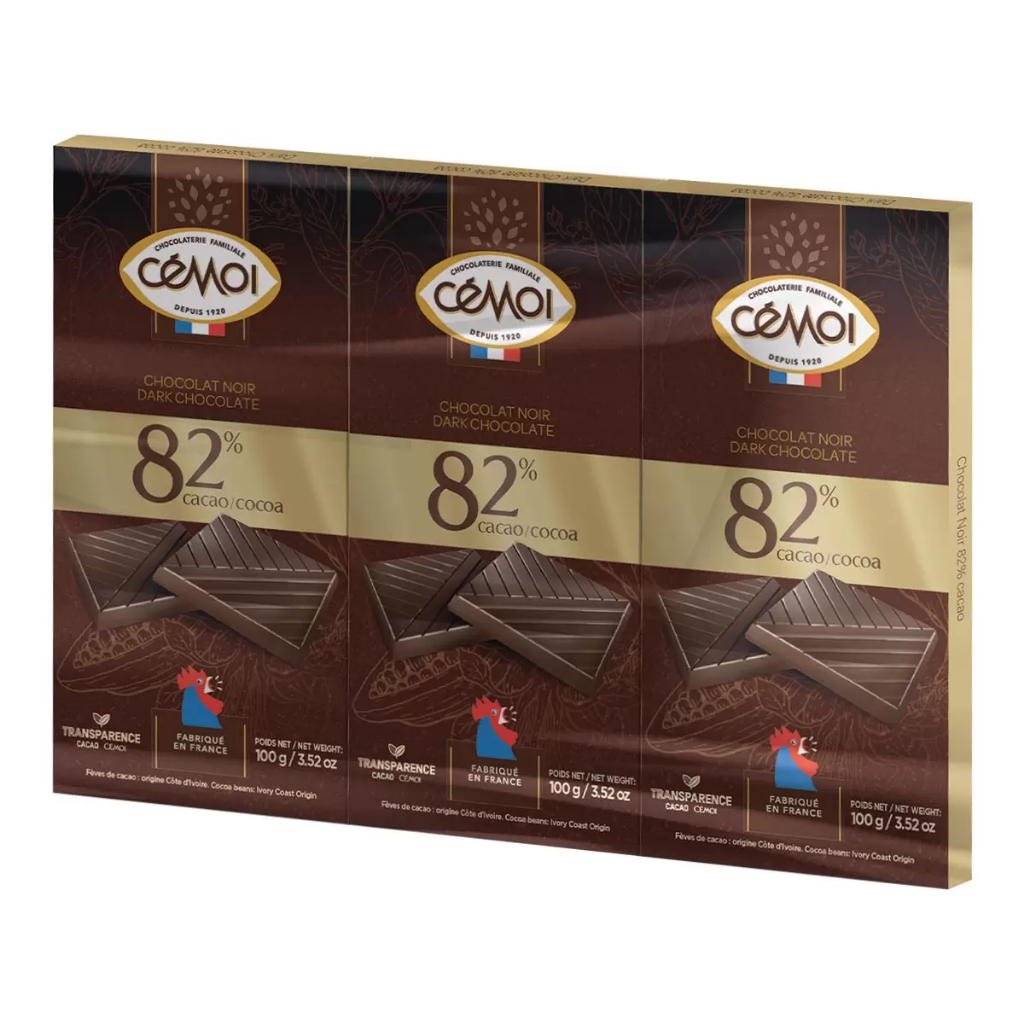 『優福』CEMOI 82% 黑巧克力 100公克 X 6入《好市多代購》