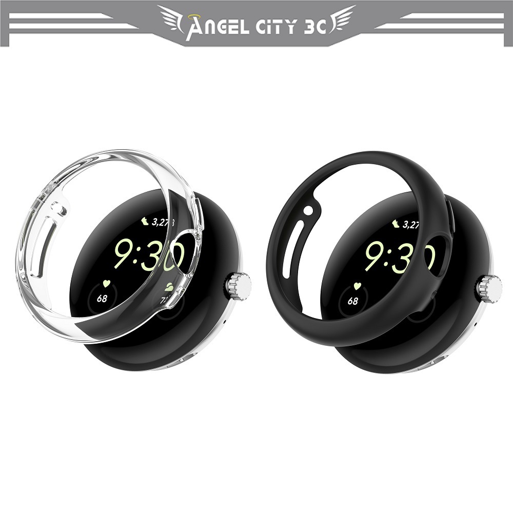 AC【PC保護殼】Google Pixel Watch 1 / 2 通用 半包 硬殼 鏤空 手錶殼