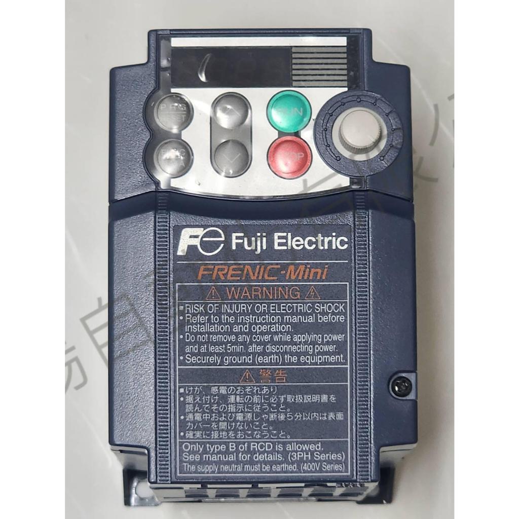 Fuji 富士變頻器FRN0.4C2S-6J單相入110V 1/2HP 0.4K