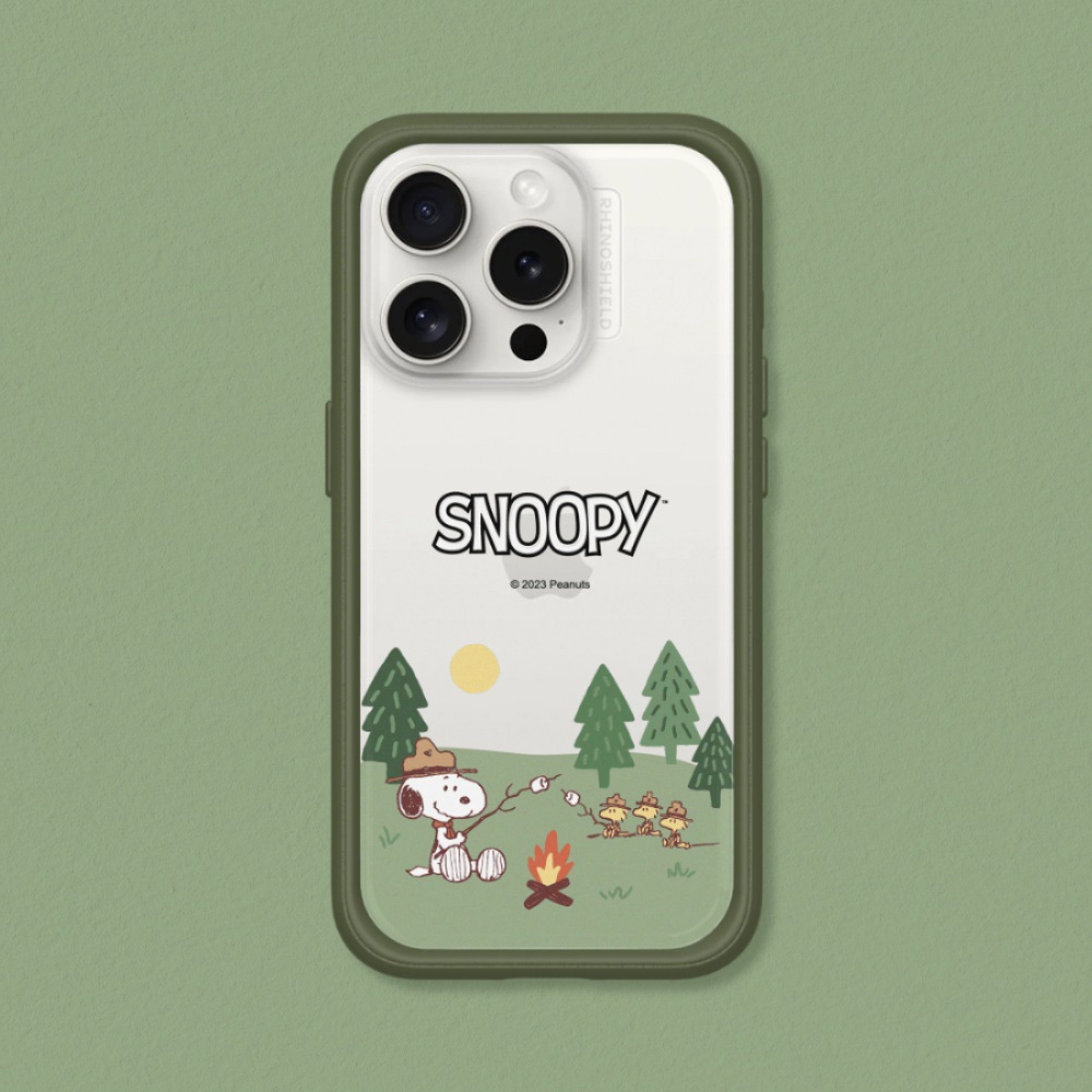 犀牛盾 適用iPhone Mod NX邊框背蓋手機殼∣Snoopy史努比/露營趣