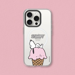 犀牛盾 適用iPhone Clear(MagSafe兼容)透明防摔手機殼∣Snoopy史努比/冰淇淋甜筒