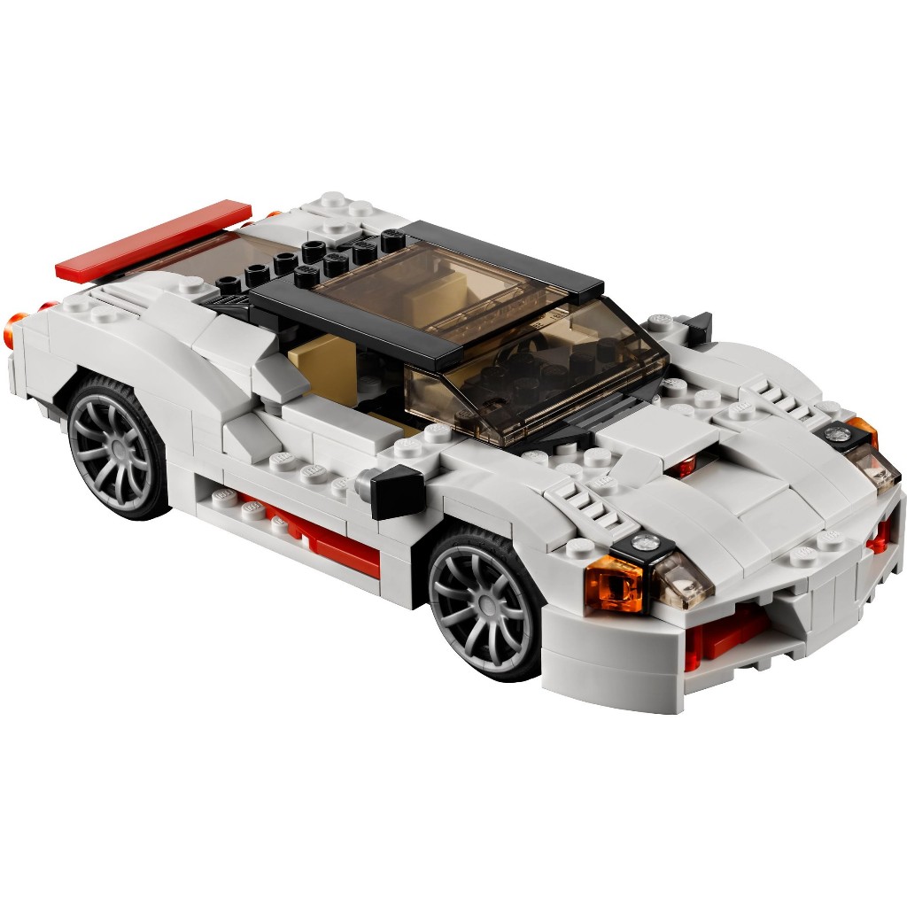 【樂富】絕版 二手極新 LEGO 樂高 CREATOR 三合一  31006 高速公路車 賽車 跑車 拖吊車 台中可面交