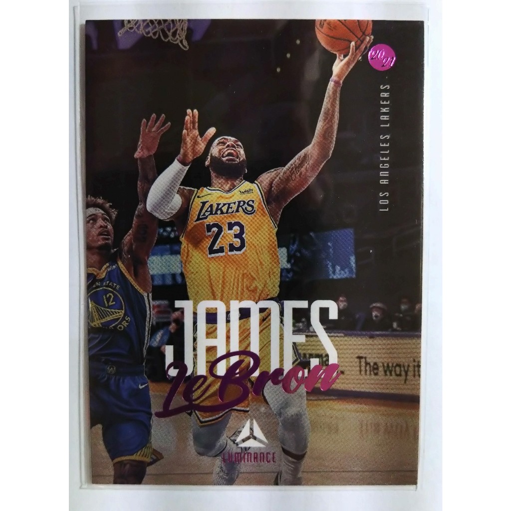 NBA 籃球 湖人 Panini  CHORNICLES LUMINACE LEBRON  紫色 JAMES 球員卡