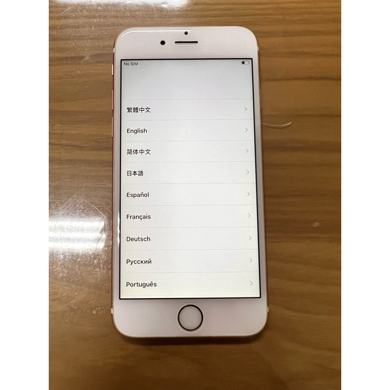 APPLE iPhone 6s玫瑰金64g正常手機 鏡頭正常 電池蓄電低