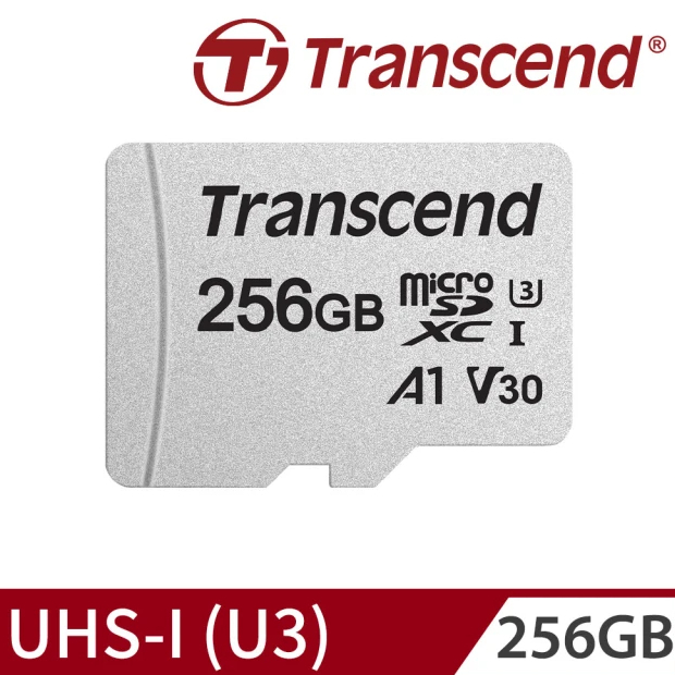 Transcend 創見 MicroSD 256G V30 A1 UHS-I U3 記憶卡 256GB 300S