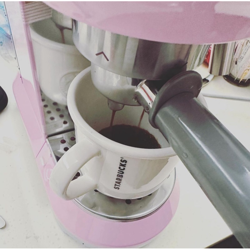 SMEG 咖啡機 粉色 保固內 公司貨