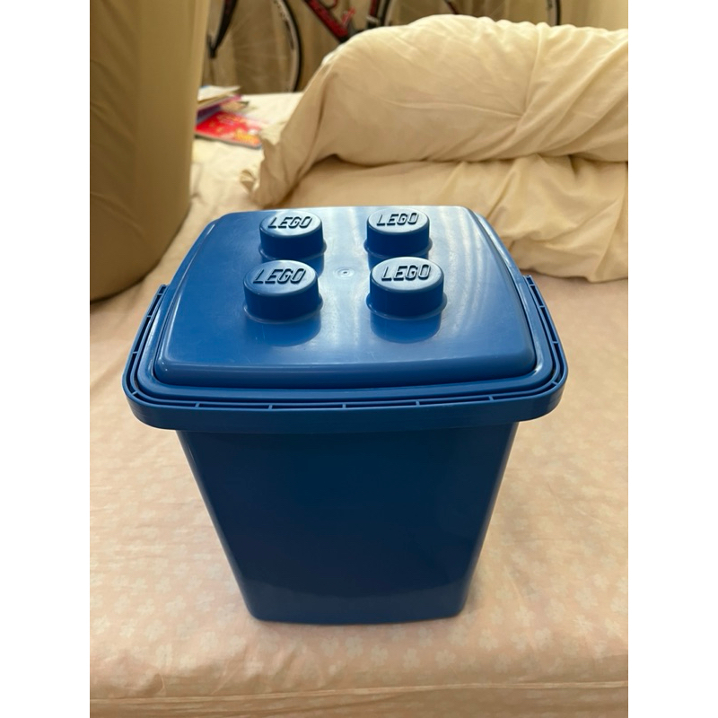 LEGO 藍色 收納桶