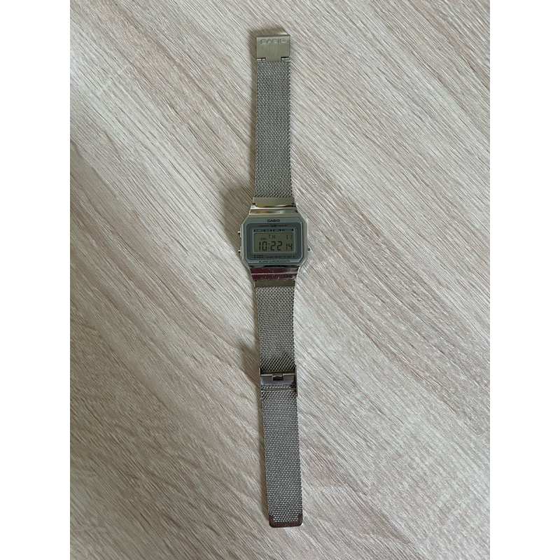 二手casio A700WM-7A復古米蘭錶帶