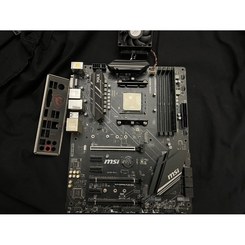 AMD 3000G+X470 GAMING PLUS MAX CPU+主機板  MSI微星 AMD超微 AM4主機板