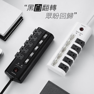 群加 5開5插防雷擊旋轉插座延長線(TS5X)