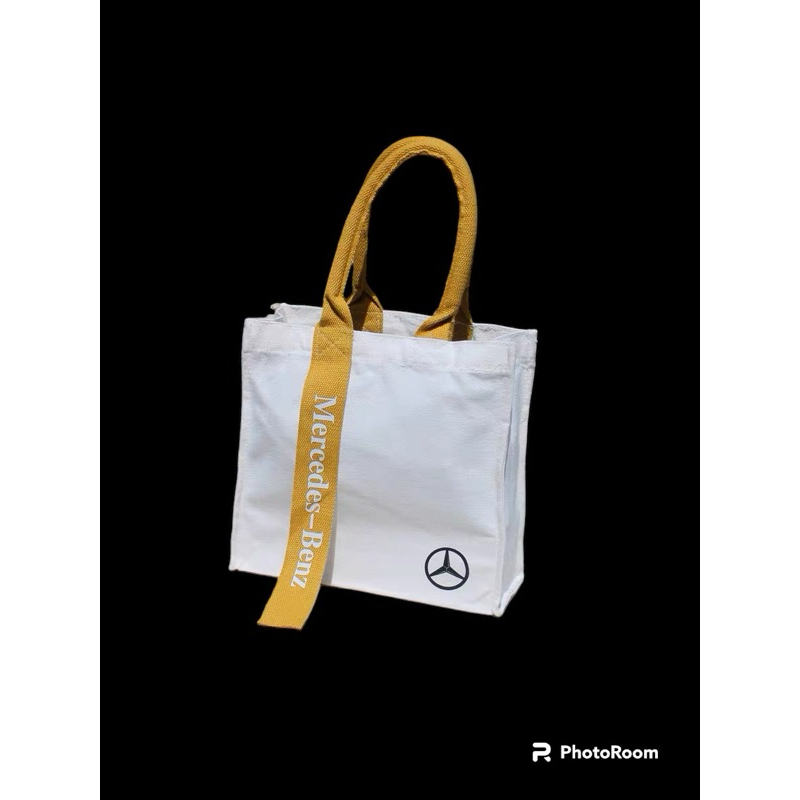 (賓士交車禮） Mercedes Benz 帆布袋 購物袋 托特包