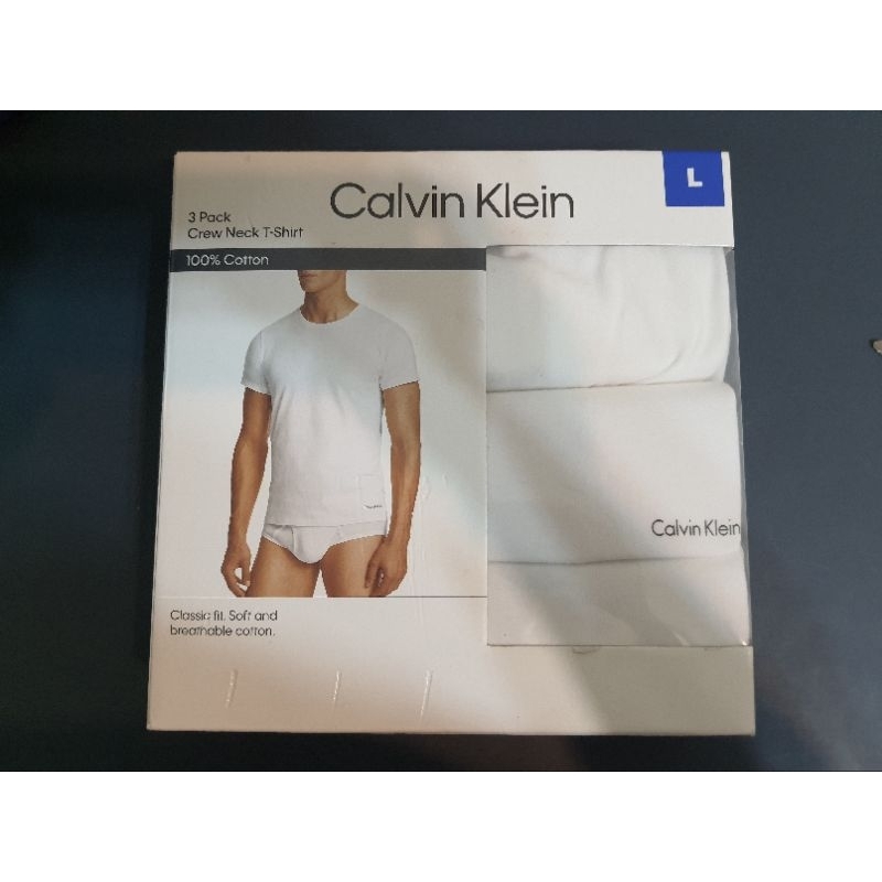 COSTCO 好市多 Calvin Klein CK 男純棉 短袖上衣 內衣