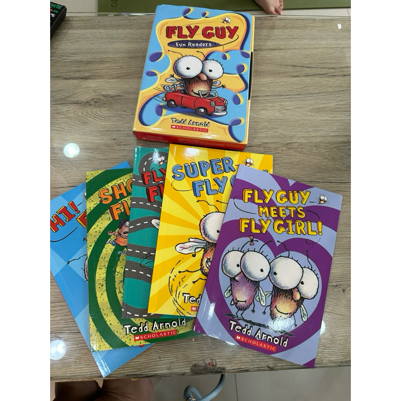 正版絕版書Fly Guy Fun Readers (+CD/5冊合售)