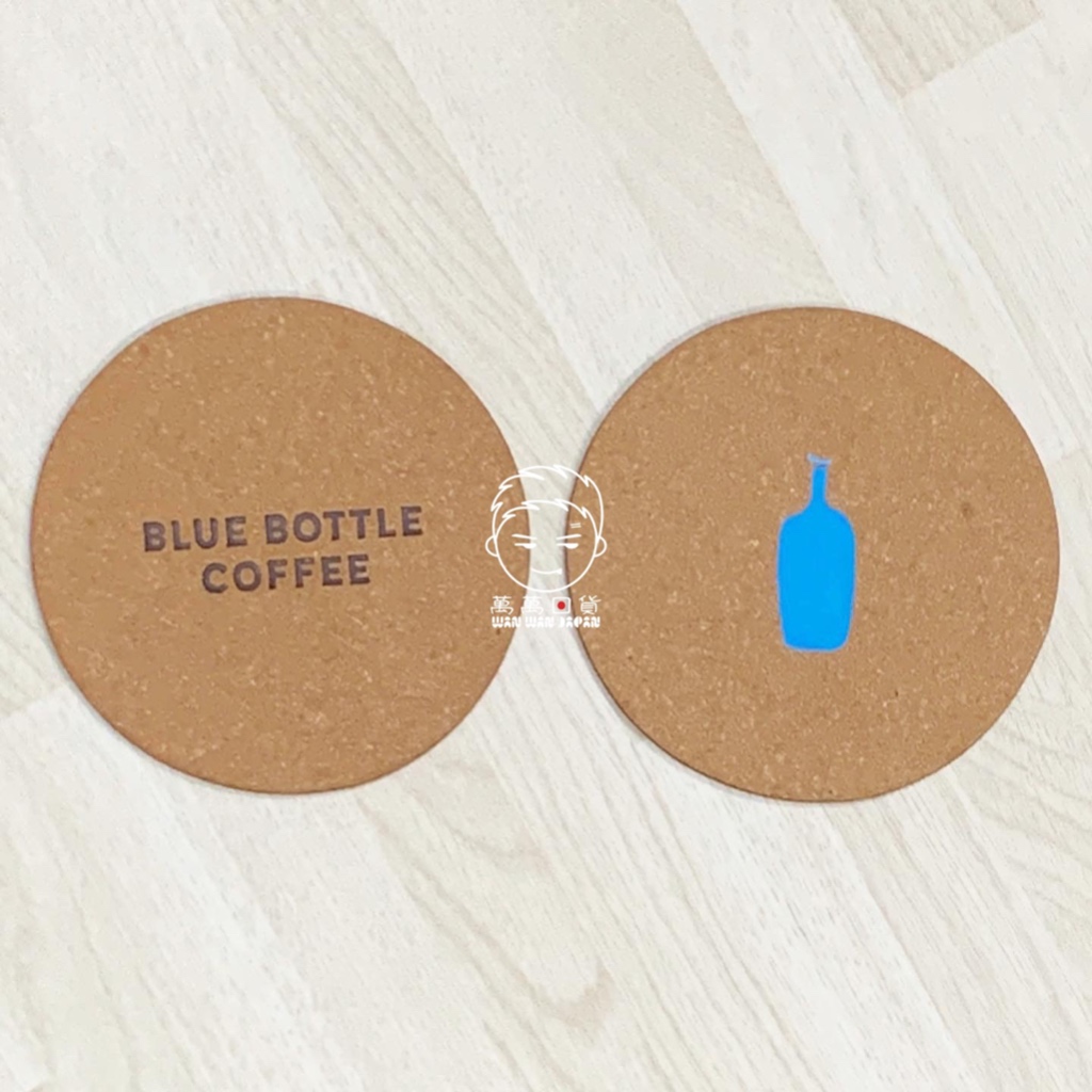 萬萬日貨。🇯🇵。現貨。快速出貨。日本製。BLUE BOTTLE。藍瓶。藍瓶咖啡。MAKOO。聯名。限定。杯墊（一組兩款）