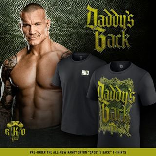 ☆阿Su倉庫☆WWE摔角 Randy Orton Snakeskin Daddy's Back Tee 毒蛇回歸最新款