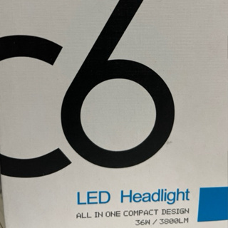 LED大燈 C6 LED H7 36w/3800LM 汽車燈泡 6500k