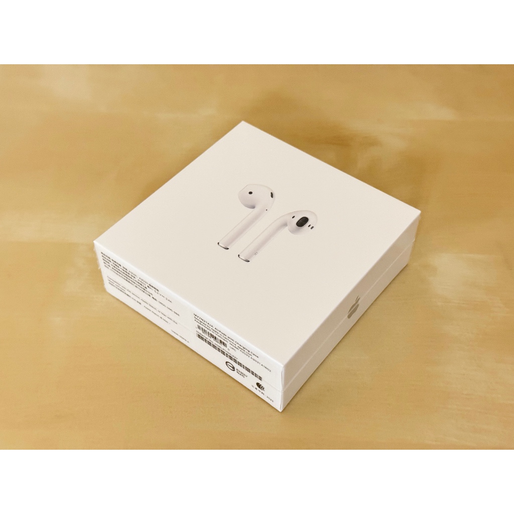 【全新特價】Apple 蘋果 AirPods 2 第2代藍牙耳機 搭配有線充電盒 全新未拆封 (台灣公司貨)