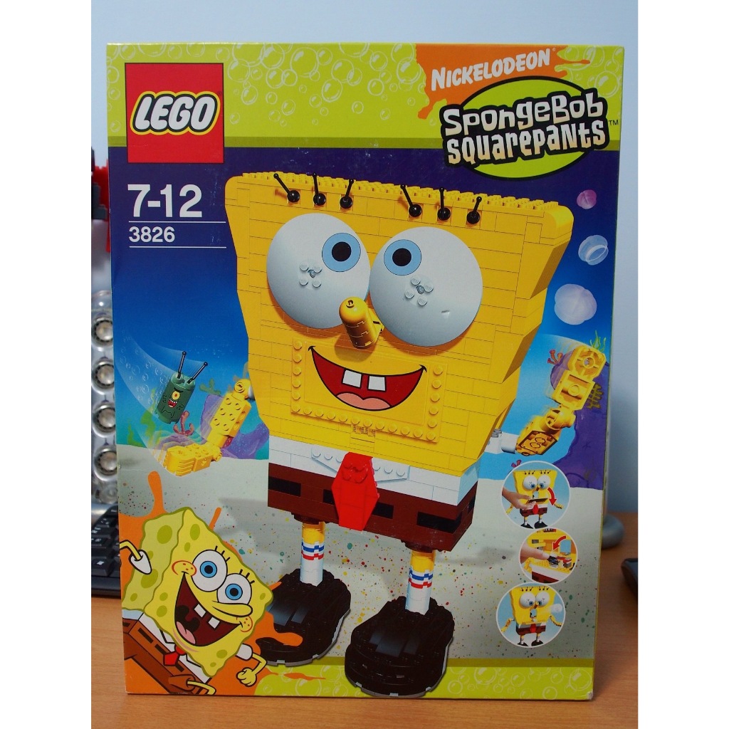 【全新】LEGO 3826 海綿寶寶 SpongeBob 絕版老盒