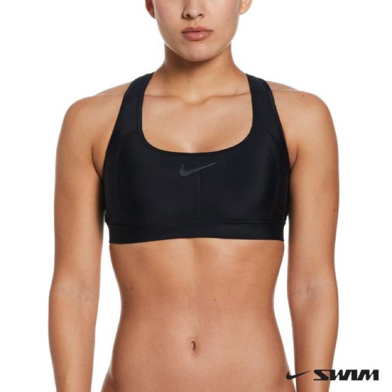 零碼正品 ，NIKE 比基尼/BIKINI/兩件式泳裝/瑜珈服/女運動服，M號，黑/紅