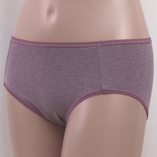 華歌爾 舒適M-LL中腰三角生理褲(紫)透氣包臀-奈納炭紗種系列-特殊素材負離子NS2514OU